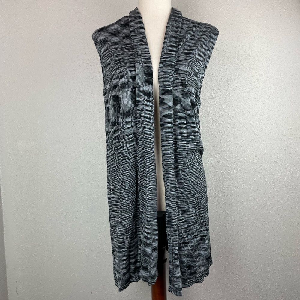 Joseph A. Sleeveless Cardigan Sweater Size L EUC